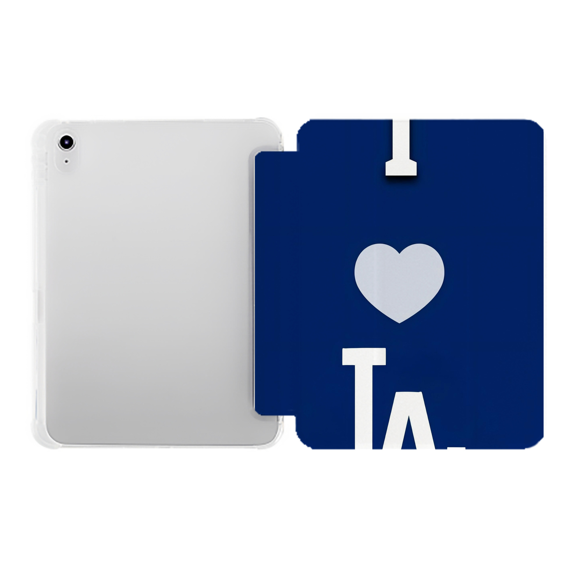  Premium Tri-Fold PU Leather & Silicone IPad Case With Pencil Slot – Fits 9.5,10.5,10.9 – Adjustable Stand, Slim, Protective